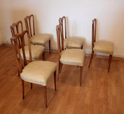 Set_of_6_mid-century_modern_chairs,_Italy,_1960