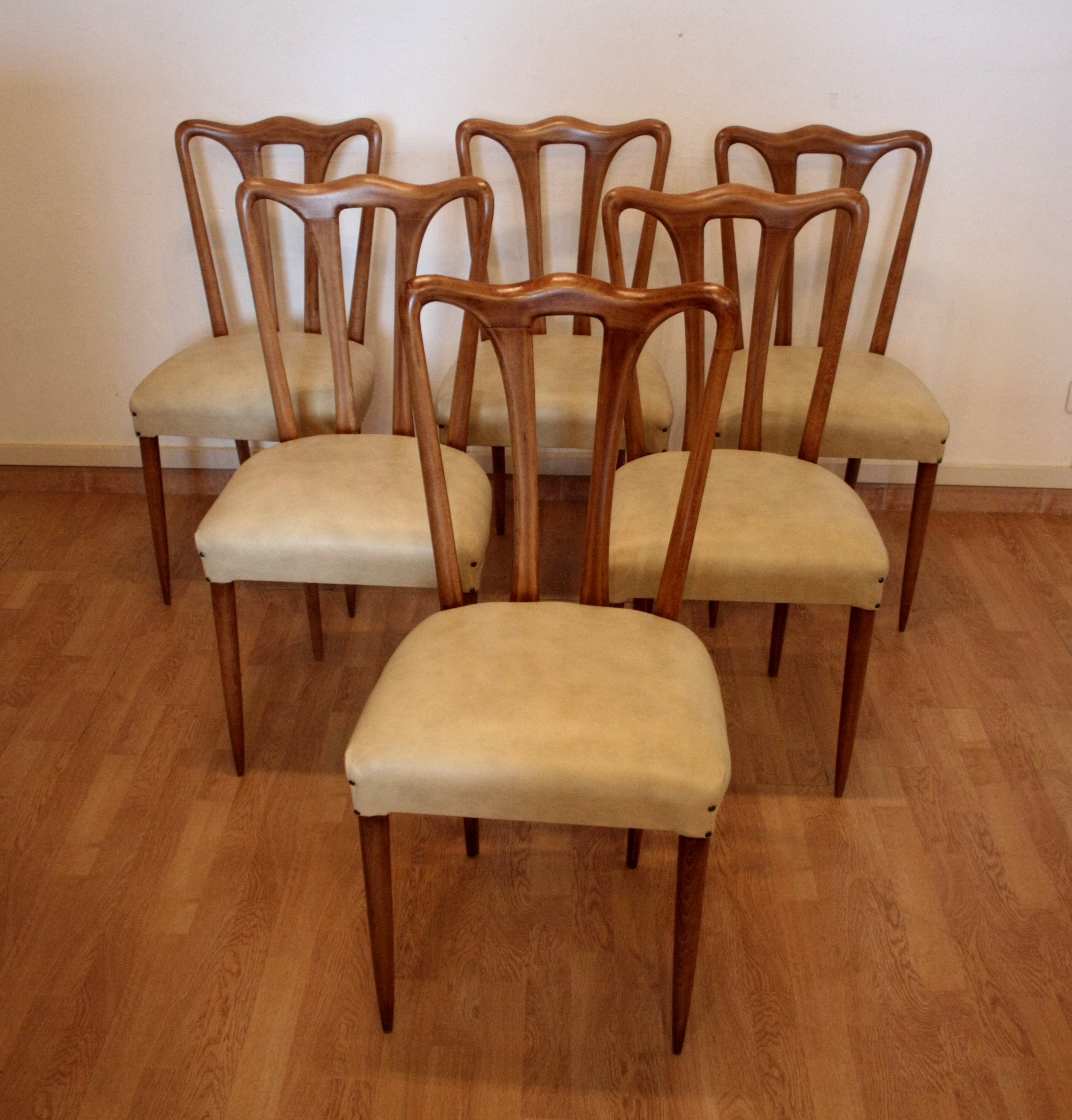 Set_of_6_mid-century_modern_chairs,_Italy,_1960