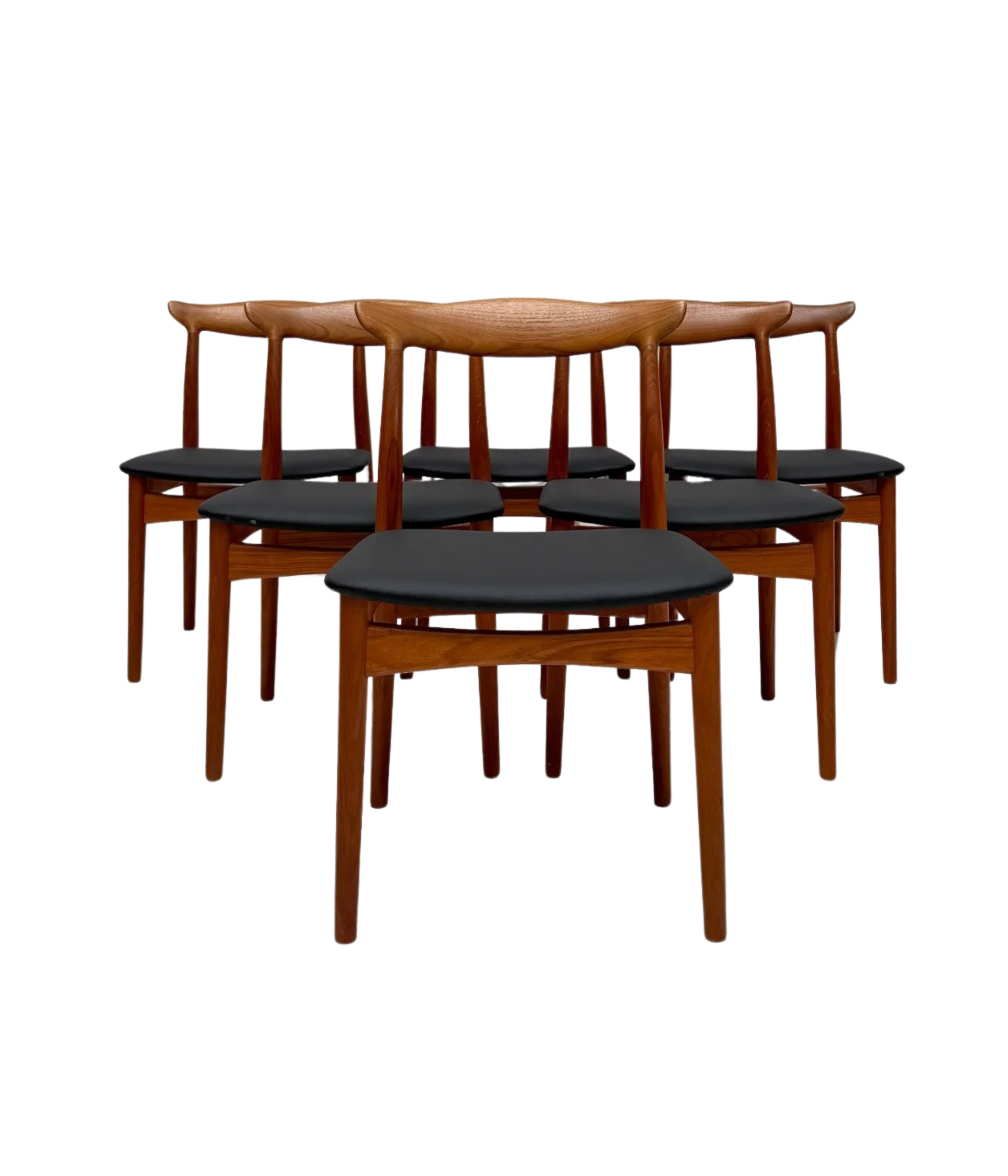 Set_of_6_Model_112_Teak_Dining_Chairs_by_Erik_Wørts_for_Vamo_Sønderborg,_Black_Vegan_Leather,_Denmark,_1960s