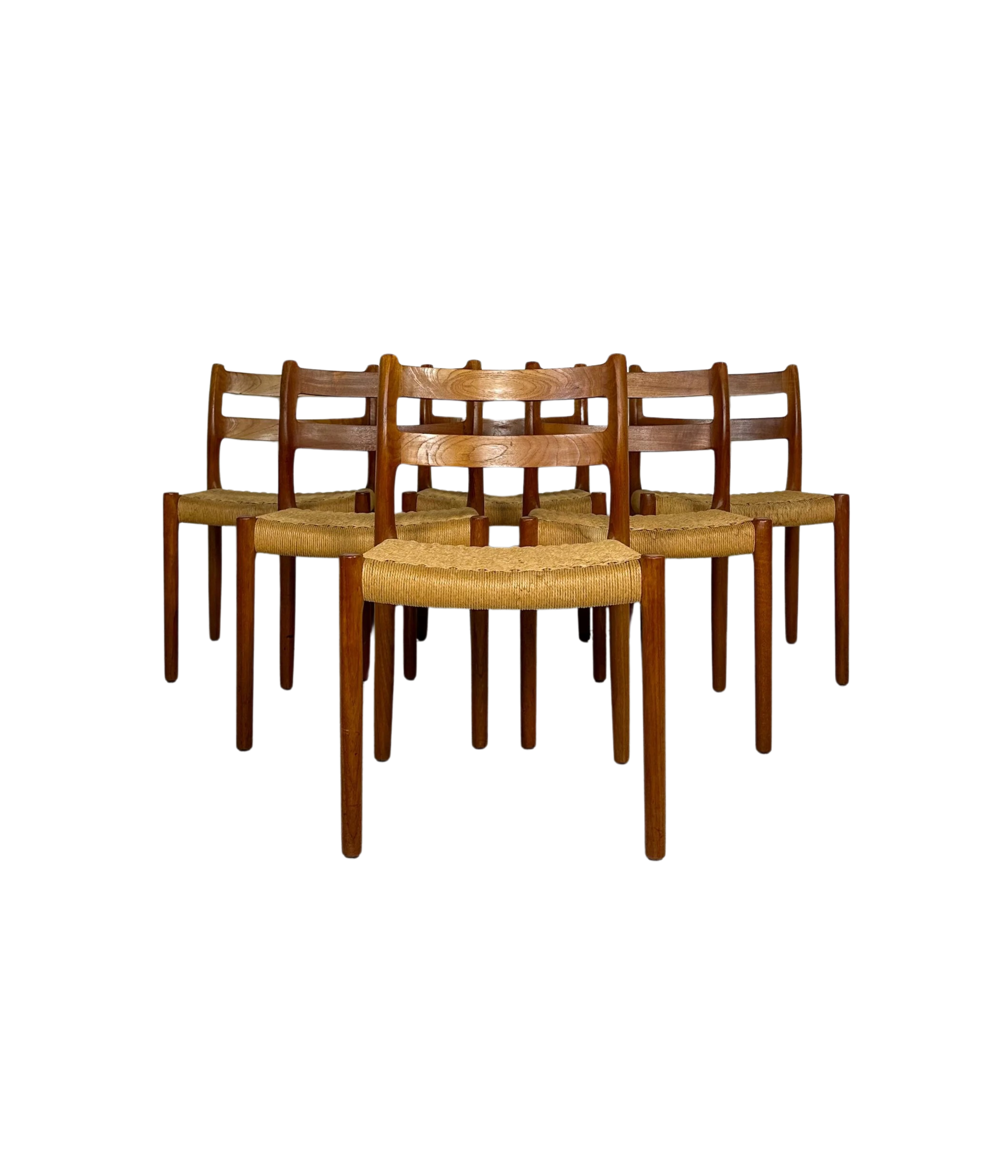 Set_of_6_Model_84_Teak_Dining_Chairs_by_Niels_Otto_Møller_for_J.L._Møller,_Papercord_Seats,_Denmark,_1960s