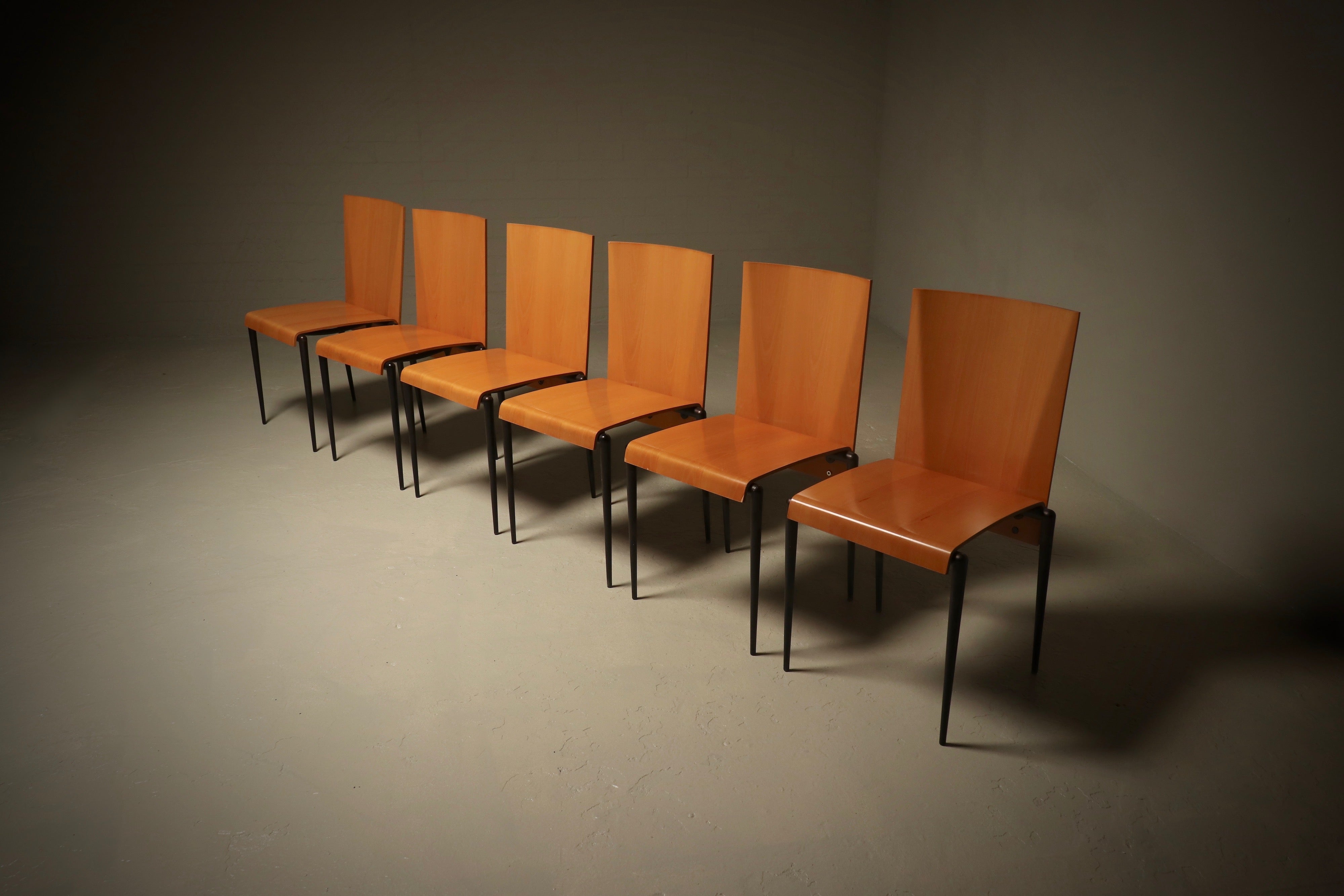 Set_of_6_Postmodern_Dining_Chairs_by_Cidue,_1990s,_Italy