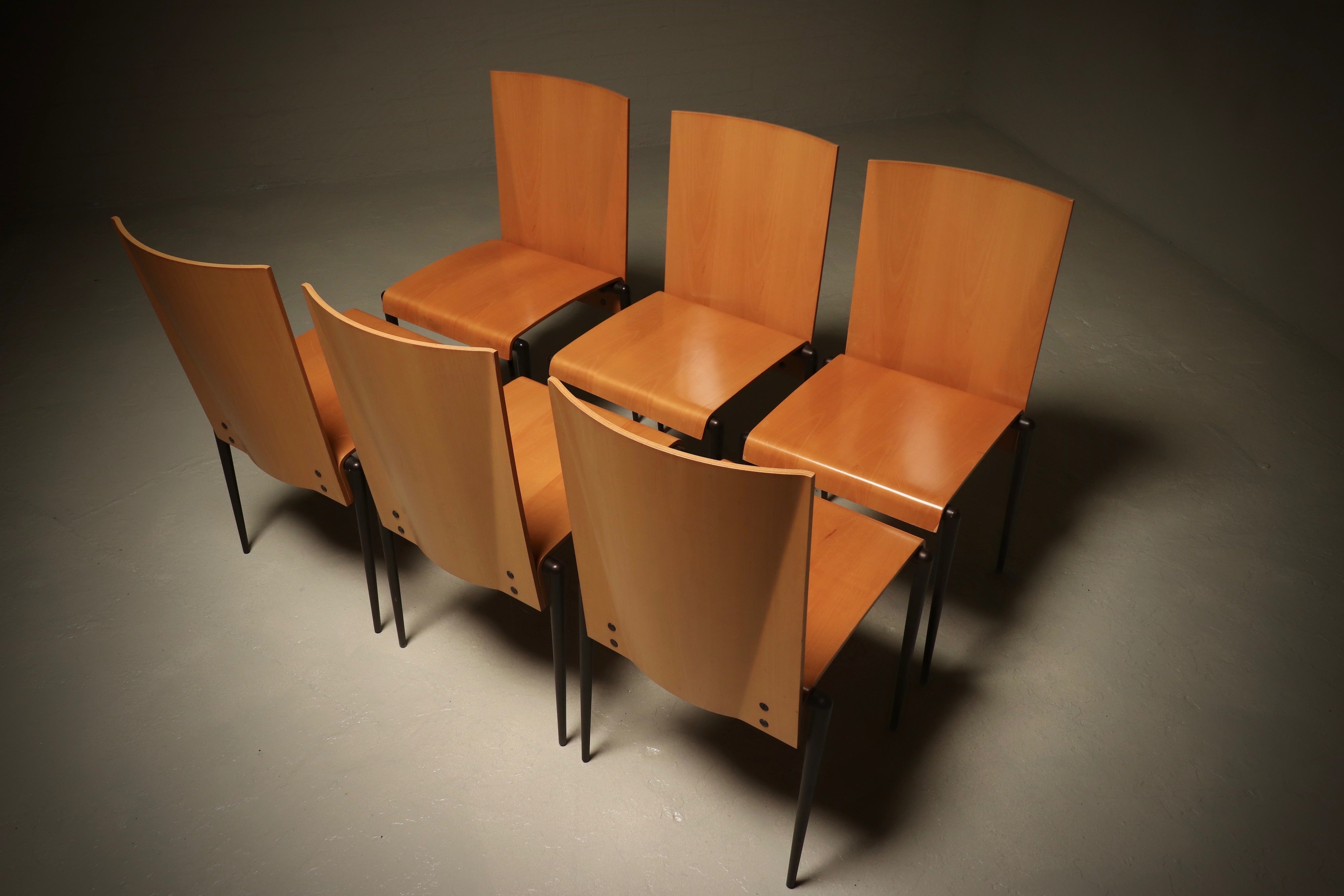 Set_of_6_Postmodern_Dining_Chairs_by_Cidue,_1990s,_Italy