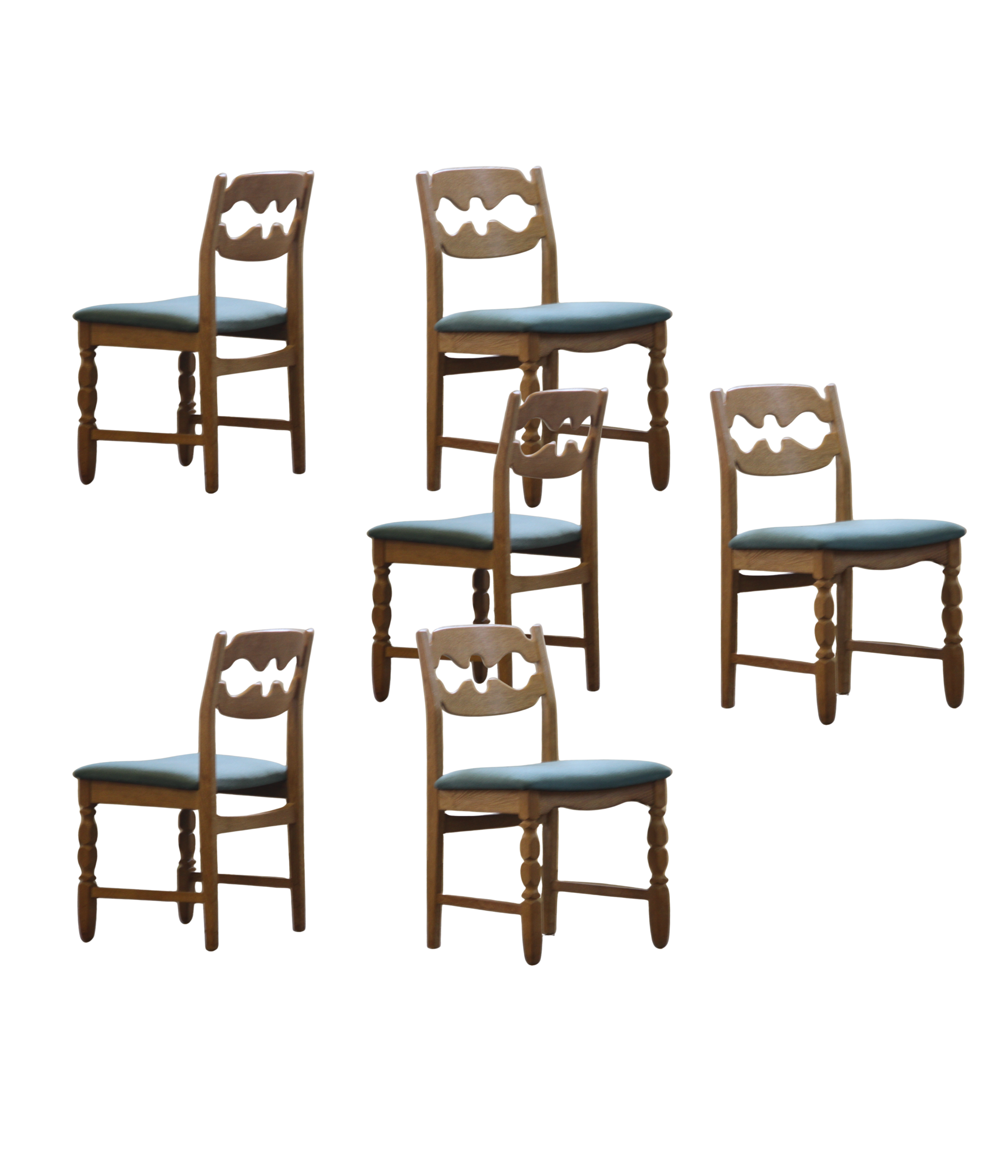 Set_of_6_Razorblade_Dining_Chairs_by_Henning_Kjærnulf_for_Nyrup_Møbelfabrik_in_Oak,_Denmark,_1960s–1970s