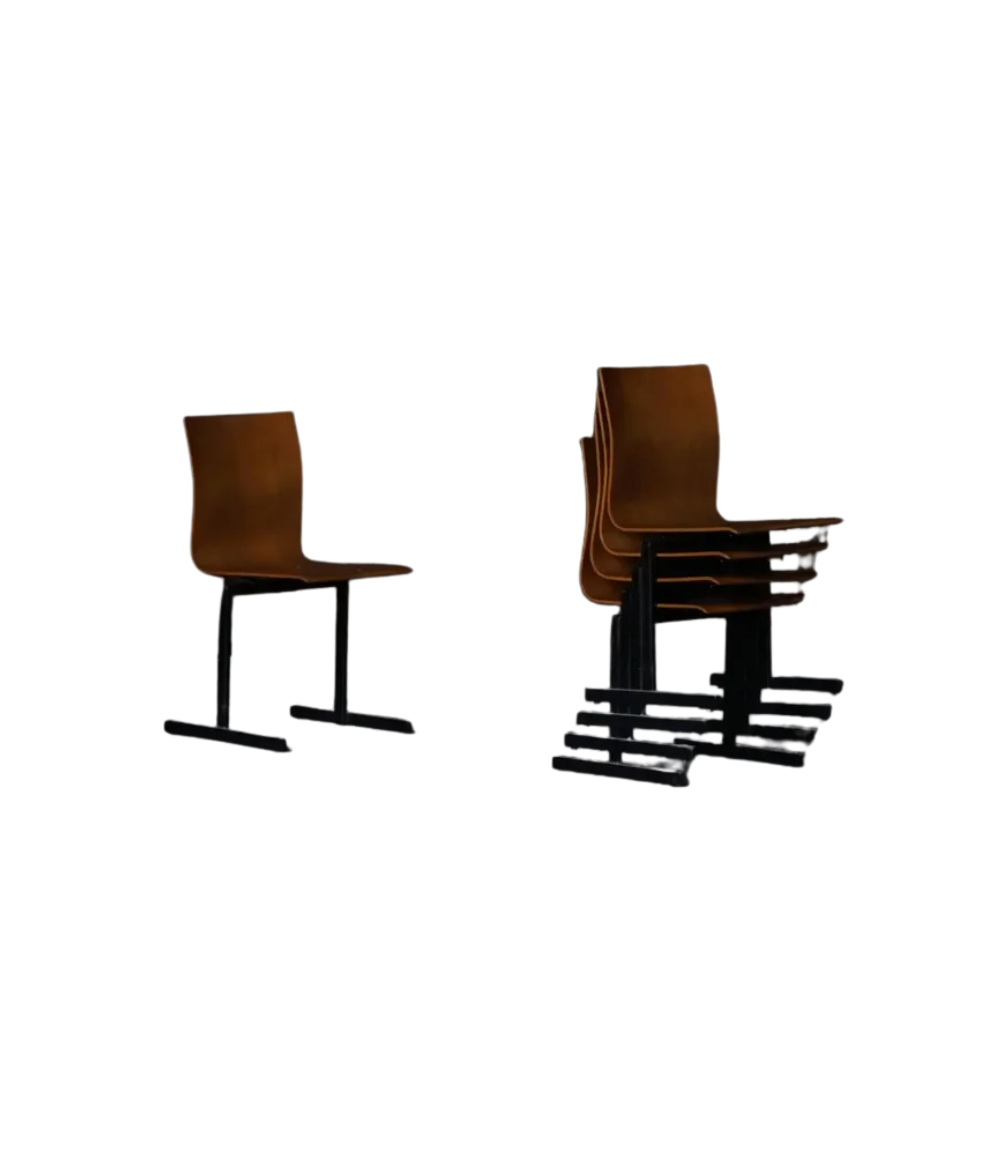 Set_of_6_Stackable_Oak_Chairs_by_Niels_Larsen,_Danish_Mid_Century_Design