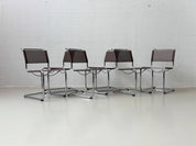 Set_of_6_Thonet_S33_cantilever_chairs_with_brown_mesh_upholstery