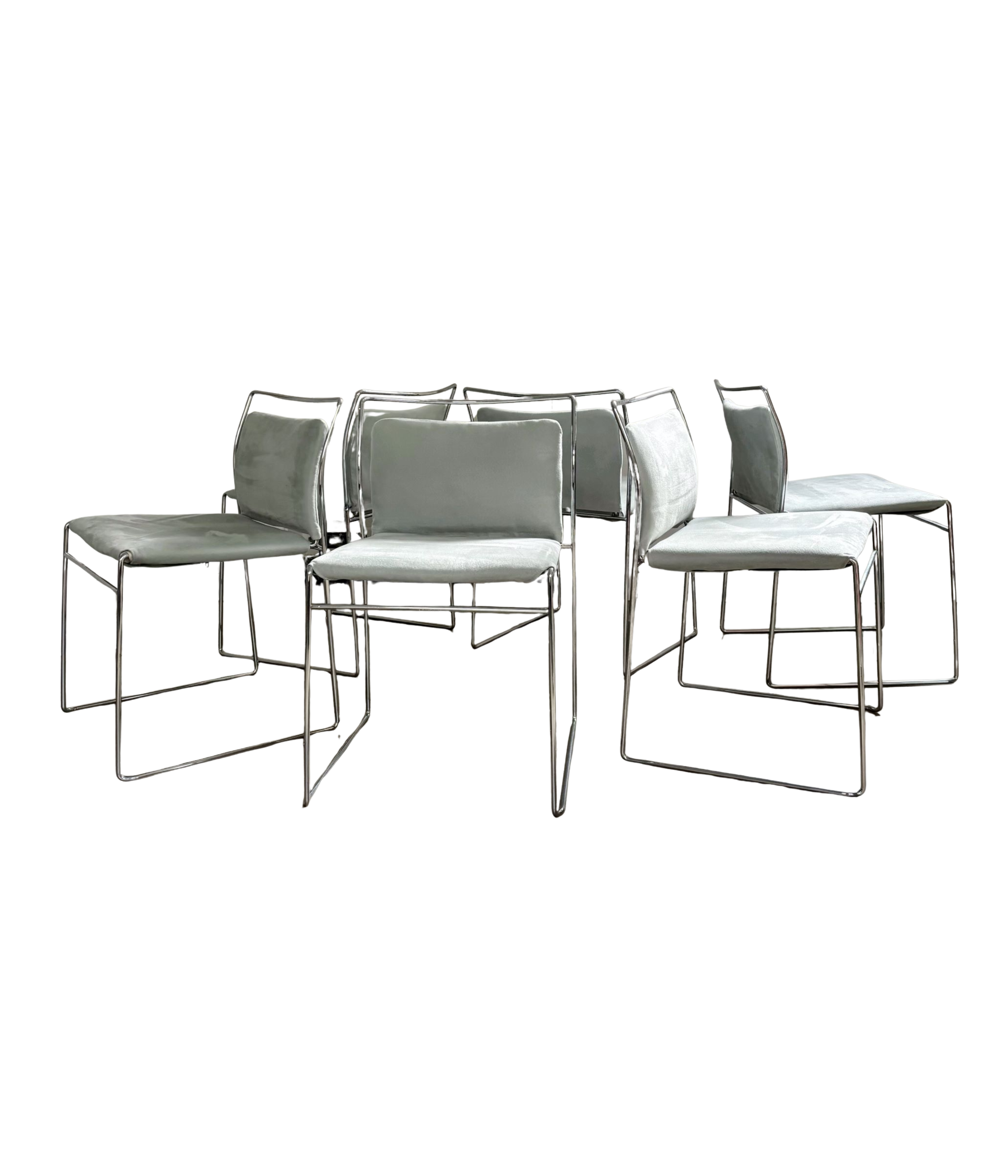 Set_of_6_Tulu_Chairs_by_Kazuhide_Takahama_for_Simon_International,_Light_Blue_Alcantara,_1966