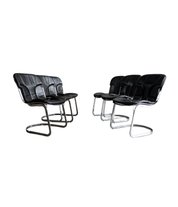 Set_of_6_Willy_Rizzo_Black_Leather_Dining_Chairs_for_Cidue