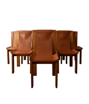 Set_of_7_Luigi_Gorgoni_Brutalist_Dining_Chairs_for_Roche_Bobois_in_Elm_and_Leather,_France,_1970s