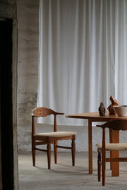 Set_of_8_Henning_Kjærnulf_Hessian_Dining_Chairs,_Danish_Modern_Design