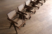 Set_of_8_Pierre_Jeanneret_Office_Cane_Chairs_in_Teak,_Chandigarh,_India,_1950s
