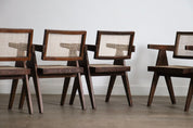 Set_of_8_Pierre_Jeanneret_Office_Cane_Chairs,_India_1950s