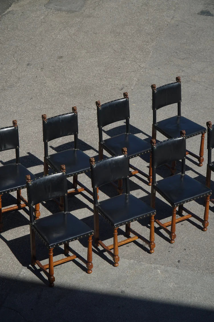 Set_of_8_Swedish_Grace_Dining_Chairs_in_Leather,_Sweden_1920s–1930s