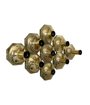 Set_of_9_Brass_Wall_Sconces_by_Motoko_Ishii_for_Staff_Leuchten,_1970