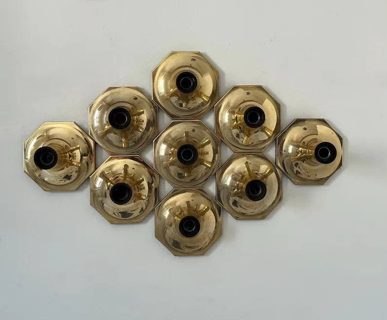 Set_of_9_Brass_Wall_Sconces_in_Motoko_Style,_France_1960s–1970s