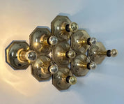 Set_of_9_Brass_Wall_Sconces_in_Motoko_Style,_France_1960s–1970s