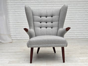 Set_of_Bamsestol_High_Back_Lounge_Chair_with_Ottoman_by_Danish_Maker_1965_Denmark