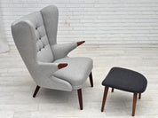 Set_of_Bamsestol_High_Back_Lounge_Chair_with_Ottoman_by_Danish_Maker_1965_Denmark