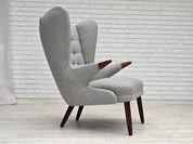 Set_of_Bamsestol_High_Back_Lounge_Chair_with_Ottoman_by_Danish_Maker_1965_Denmark