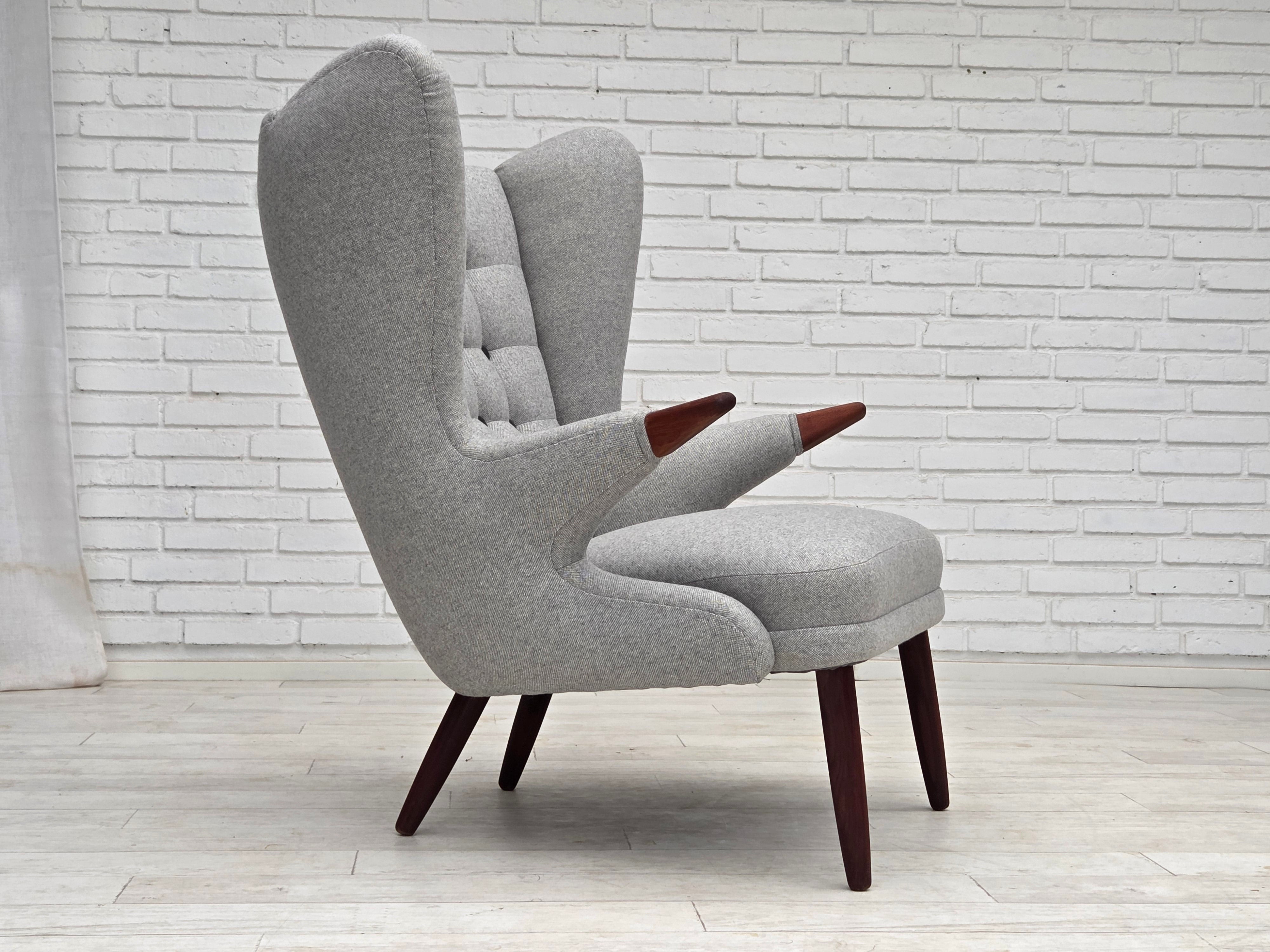 Set_of_Bamsestol_High_Back_Lounge_Chair_with_Ottoman_by_Danish_Maker_1965_Denmark