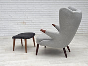 Set_of_Bamsestol_High_Back_Lounge_Chair_with_Ottoman_by_Danish_Maker_1965_Denmark