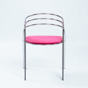 Set_of_4_Italian_Chrome_Dining_Chairs_in_Pink_Velvet,_Postmodern_Dining_Chairs,_1970s