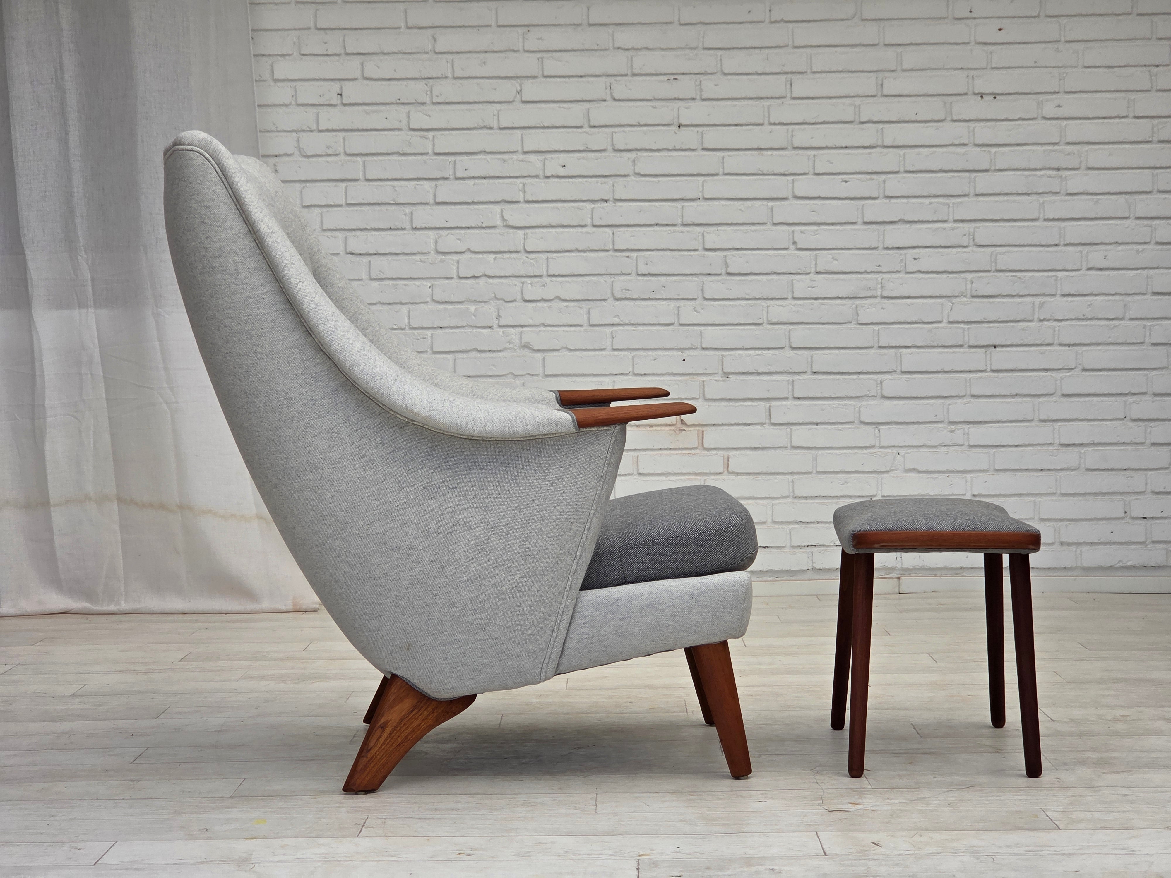 Set_of_High_Back_Lounge_Chair_with_Ottoman_by_Danish_Maker_circa_1970_Denmark