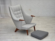 Set_of_High_Back_Lounge_Chair_with_Ottoman_by_Danish_Maker_circa_1970_Denmark