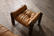Set_of_Jean_Gillon_“Amazonas”_Lounge_Chair_with_Ottoman_in_Cognac_Leather,_Brazil_1960s