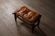 Set_of_Jean_Gillon_“Jangada”_Lounge_Chair_with_Ottoman_in_Cognac_Leather,_Brazil_1960s
