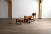 Set_of_Jean_Gillon_“Jangada”_Lounge_Chair_with_Ottoman_in_Cognac_Leather,_Brazil_1960s