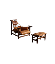 Set_of_Jean_Gillon_“Jangada”_Lounge_Chair_with_Ottoman_in_Cognac_Leather,_Brazil_1960s