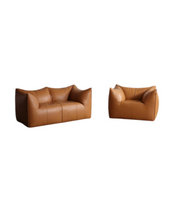 Set_of_Le_Bambole_Sofa_and_Lounge_Chair_Set_by_Mario_Bellini_for_B&B_Italia,_Original_Cognac_Leather,_Italy,_1970s