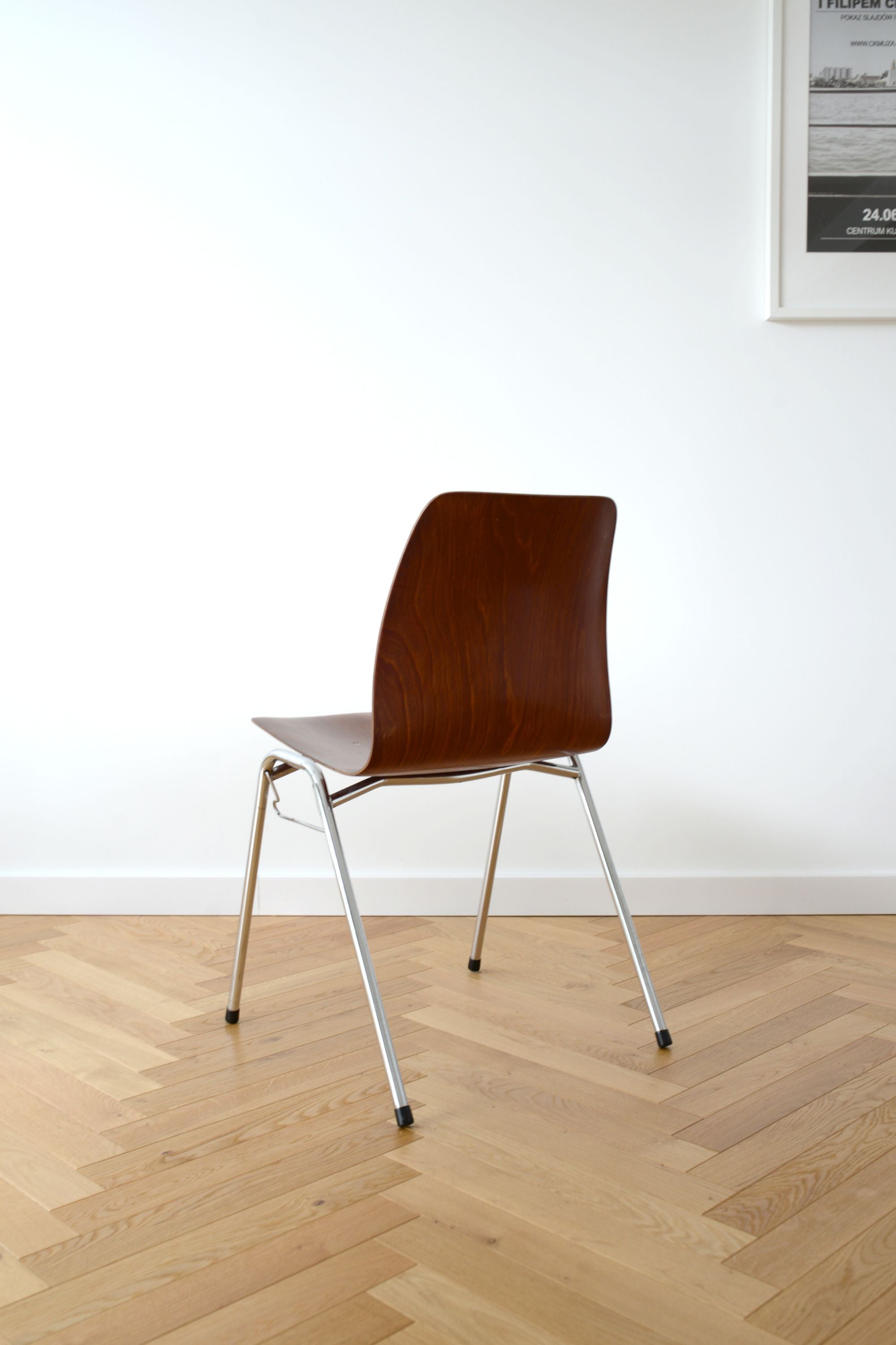 Set_of_4_Pagholz_Plywood_Dining_Chairs_with_Chrome_Frame,_1970s