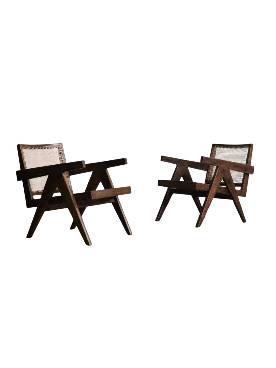 Set_of_2_Pierre_Jeanneret_armchairs_PJ-SI-29-A_in_teak_and_Cane,_1950s