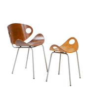 Set_of_Rare_Olof_Kettunen_Chair_and_Stool_for_Merivaara,_Finland_1950s