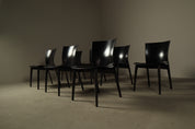 Set_of_7_Cos_Dining_Chairs_by_Josep_Lluscà_for_Cassina_in_Black_Leather,_Italy,_1994