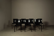 Set_of_7_Cos_Dining_Chairs_by_Josep_Lluscà_for_Cassina_in_Black_Leather,_Italy,_1994