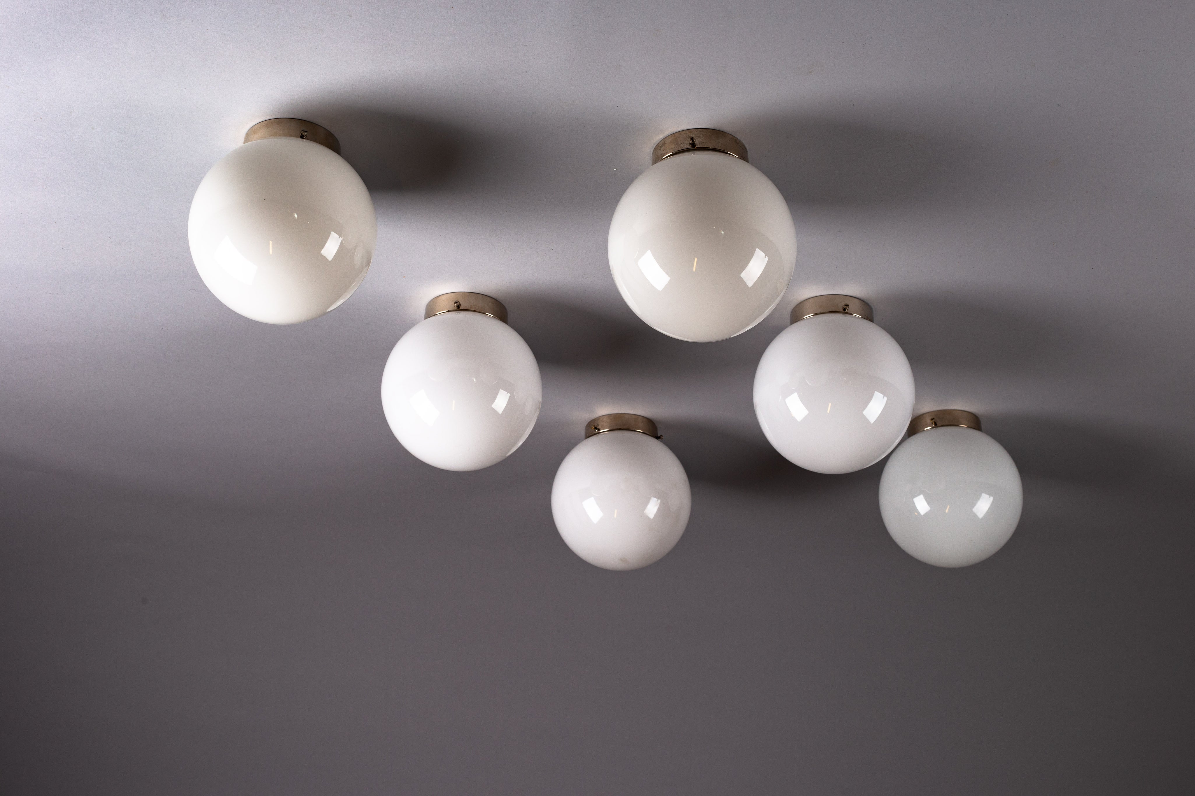 Set_of_6_Opaline_Glass_Globe_Flush_Mount_Lamps,_Mid_Century_Modern,_1950s,_Scandinavia
