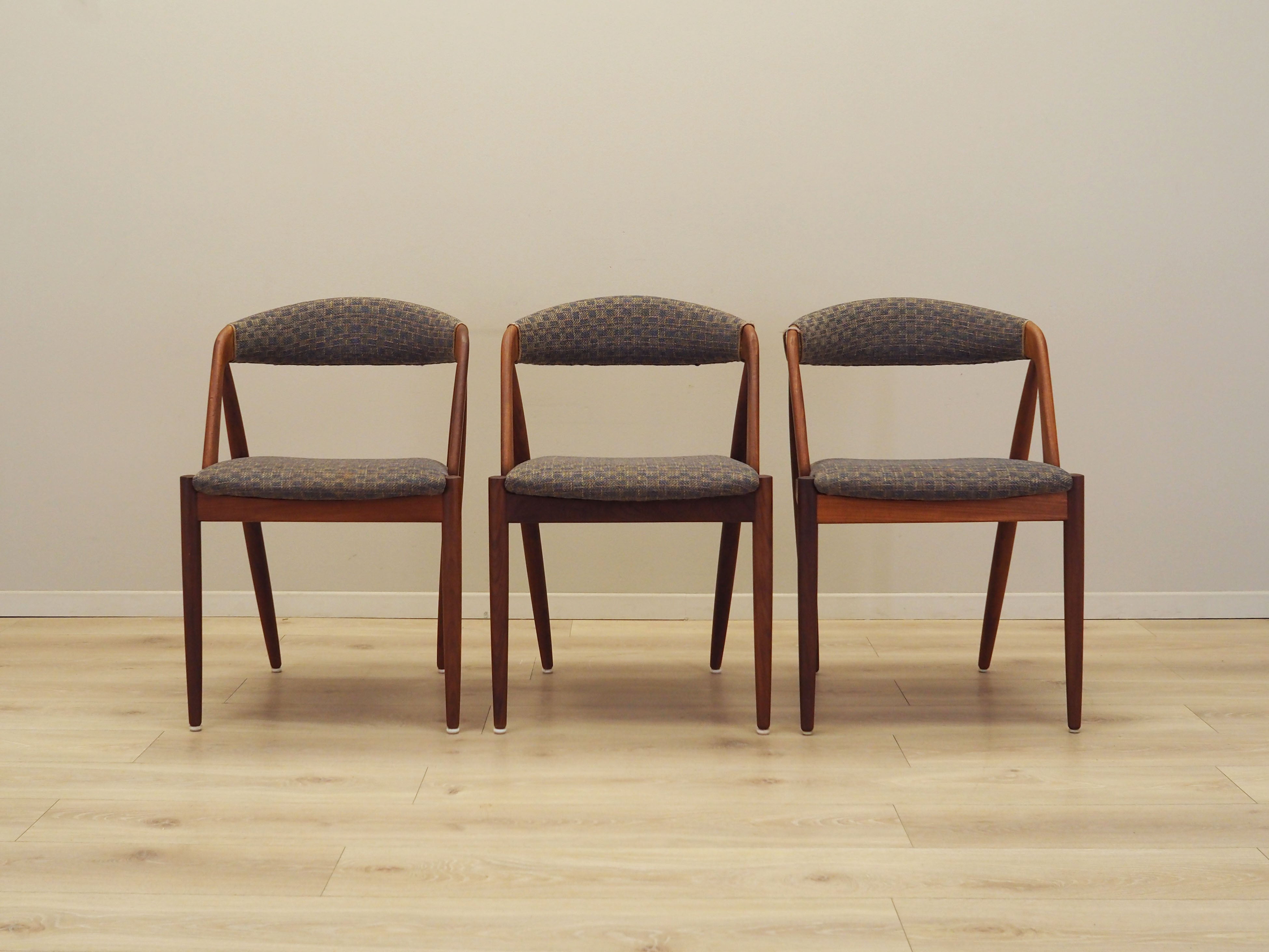 Set_of_3_Teak_Chairs,_Kai_Kristiansen,_1970s,_Denmark