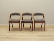 Set_of_3_Teak_Chairs,_Kai_Kristiansen,_1970s,_Denmark