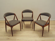 Set_of_3_Teak_Chairs,_Kai_Kristiansen,_1970s,_Denmark