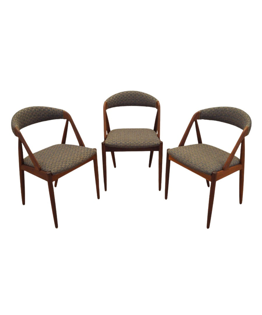 Set_of_3_Teak_Chairs,_Kai_Kristiansen,_1970s,_Denmark
