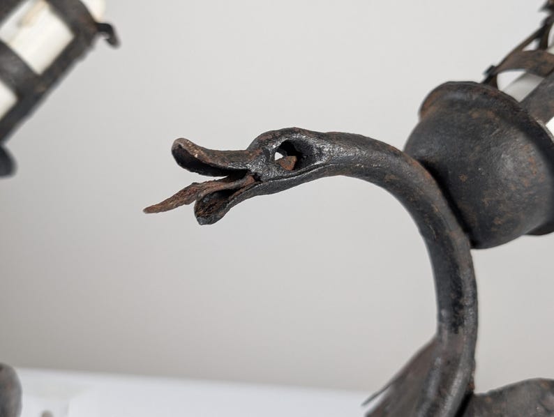 Set_of_3_Wrought_Iron_Dragon_Sconces