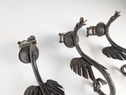 Set_of_3_Wrought_Iron_Dragon_Sconces