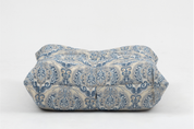 Set_of_Togo_Lounge_Chair_and_Pouf_by_Michel_Ducaroy_for_Ligne_Roset,_Blue_Pattern,_France,_1977