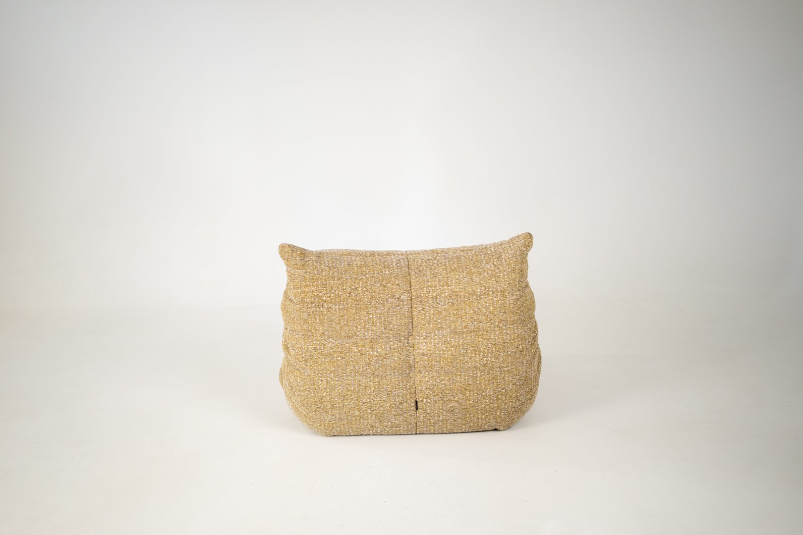 Set_of_Togo_Lounge_Chair_and_Pouf_by_Michel_Ducaroy_for_Ligne_Roset,_Caramel_Loop_Fabric,_France,_1975