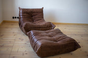 Set_of_Togo_Lounge_Chair_and_Pouf_by_Michel_Ducaroy_for_Ligne_Roset,_Dark_Brown_Leather,_France,_1977