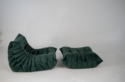 Set_of_Togo_Lounge_Chair_and_Pouf_by_Michel_Ducaroy_for_Ligne_Roset,_Dark_Mint_Velvet,_France,_1982