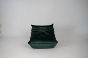 Set_of_Togo_Lounge_Chair_and_Pouf_by_Michel_Ducaroy_for_Ligne_Roset,_Dark_Mint_Velvet,_France,_1982
