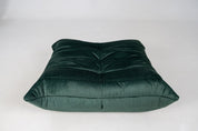 Set_of_Togo_Lounge_Chair_and_Pouf_by_Michel_Ducaroy_for_Ligne_Roset,_Dark_Mint_Velvet,_France,_1982
